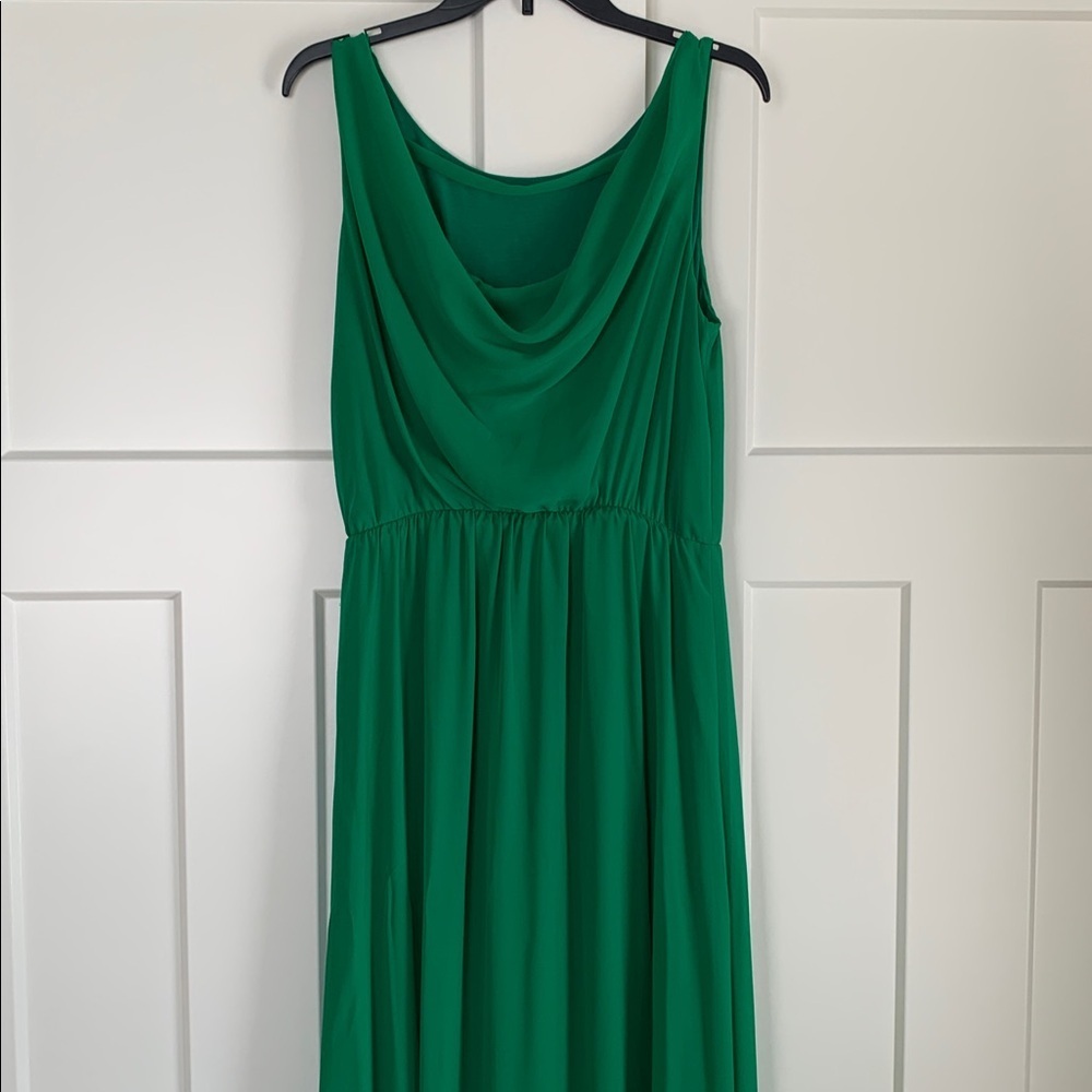 {Gianni Bini} Vibrant Green Maxi Dress - Picture 4 of 8